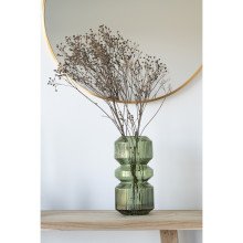 Lustro okrągłe w złotej ramie Madrid 60cm House Nordic
