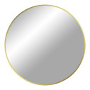 Lustro okrągłe w złotej ramie Madrid 80cm House Nordic