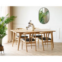 Lustro owalne w czarnej ramie Madrid 50x80cm House Nordic