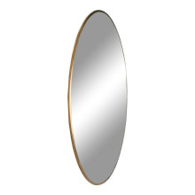 Lustro okrągłe w złotej ramie Jersey 100cm House Nordic