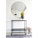 Lustro okrągłe w czarnej ramie Jersey 100cm House Nordic