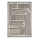 Obraz / wydruk na płótnie - czarne linie Lipari 60x90cm No.1 House Nordic