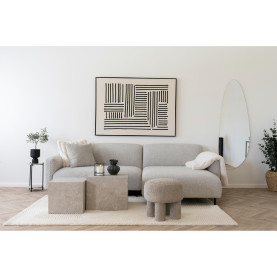 Obraz / wydruk na płótnie - czarne linie Lipari 100x140cm No.1 House Nordic 2