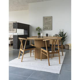 Obraz / wydruk na płótnie - czarne linie Lipari 60x90cm No.1 House Nordic 2