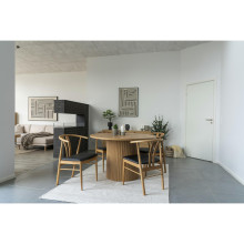 Obraz / wydruk na płótnie - czarne linie Lipari 60x90cm No.1 House Nordic