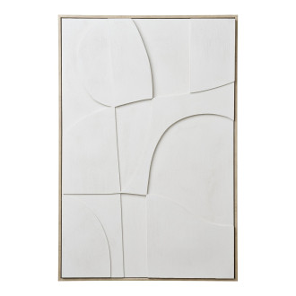 Obraz strukturalny - relief wabi sabi Madeline 60x90cm No.1 House Nordic