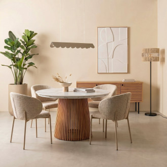 Obraz strukturalny - relief wabi sabi Madeline 60x90cm No.1 House Nordic