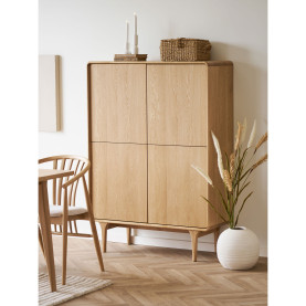 Komoda na nóżkach Darwin 100x40x140cm dąb naturalny House Nordic