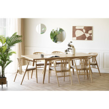 Stół rozkładany fornirowany Darwin 90x180-230cm dąb naturalny House Nordic