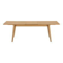 Stół rozkładany fornirowany Darwin 90x180-230cm dąb naturalny House Nordic