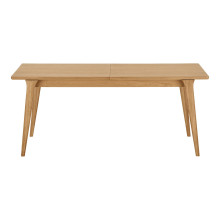 Stół rozkładany fornirowany Darwin 90x180-230cm dąb naturalny House Nordic
