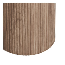 Stolik boczny z ceramicznym blatem na ryflowanej nodze Athens 80cm ceramika / brąz House Nordic