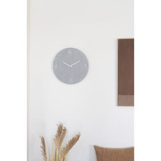 Zegar okrągły z cichymi wskazówkami Ravenna 40cm szary przecierany House Nordic