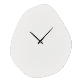 Zegar ścienny o organicznym kształcie Vienna 33cm biały House Nordic