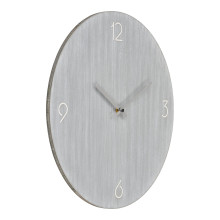 Zegar okrągły z cichymi wskazówkami Ravenna 40cm szary przecierany House Nordic