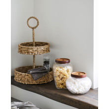 Taca Rifbjerg trawa morska naturalna 25x40,5 cm House Nordic