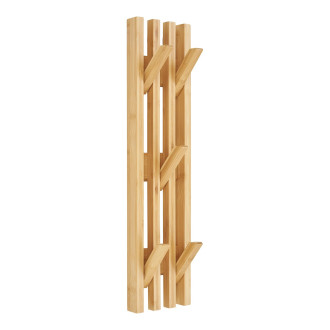 Wieszak ścienny bambusowy 5 haczyków Ember 60cm House Nordic