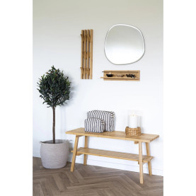 Wieszak ścienny bambusowy 5 haczyków Ember 60cm House Nordic 2