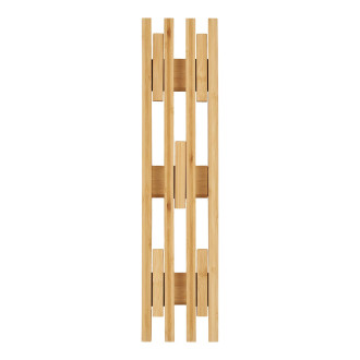 Wieszak ścienny bambusowy 5 haczyków Ember 60cm House Nordic