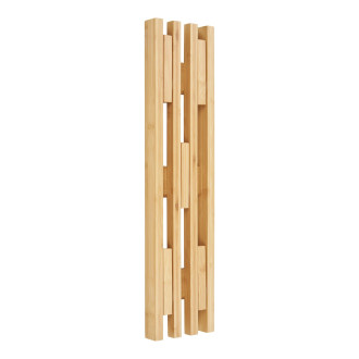 Wieszak ścienny bambusowy 5 haczyków Ember 60cm House Nordic
