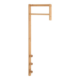 Wieszak ścienny do przedpokoju Trento bambusowy 82cm House Nordic