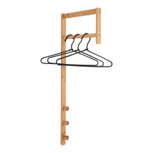 Wieszak ścienny do przedpokoju Trento bambusowy 82cm House Nordic