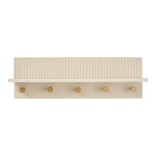Wieszak ścienny z półką Rocca bezowy 50cm House Nordic