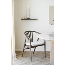 Półka o organicznym kształcie Botta 57cm brązowa House Nordic