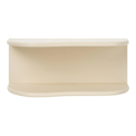 Półka dwupoziomowa o organicznym kształcie Botta 44cm beżowa House Nordic 2