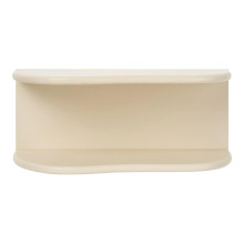 Półka dwupoziomowa o organicznym kształcie Botta 44cm beżowa House Nordic