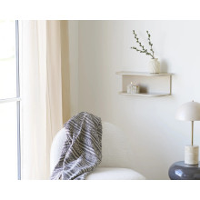 Półka dwupoziomowa o organicznym kształcie Botta 44cm beżowa House Nordic