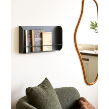 Półka ścienna metalowa Volterra 60x30cm ciemnoszara House Nordic