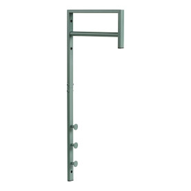 Wieszak ścienny do przedpokoju Trento zielony metalowy 82cm House Nordic