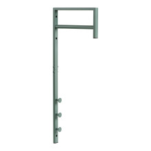 Wieszak ścienny do przedpokoju Trento zielony metalowy 82cm House Nordic