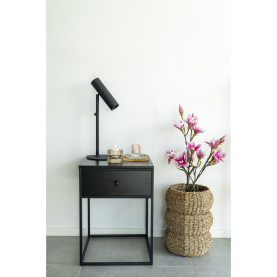 Szafka nocna z szufladą Vita 55x40x40x czarna House Nordic