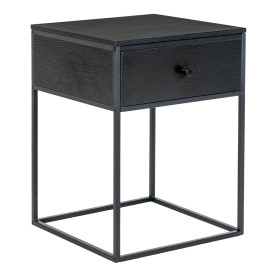 Szafka nocna z szufladą Vita 55x40x40x czarna House Nordic 2
