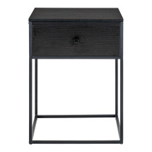 Szafka nocna z szufladą Vita 55x40x40x czarna House Nordic