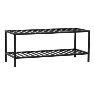 Półka metalowa na na buty Vita 79x34cm czarna House Nordic