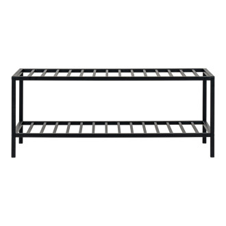 Półka metalowa na na buty Vita 79x34cm czarna House Nordic