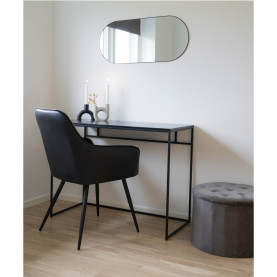 Biurko minimalistyczne Vita 100x45cm czarne House Nordic