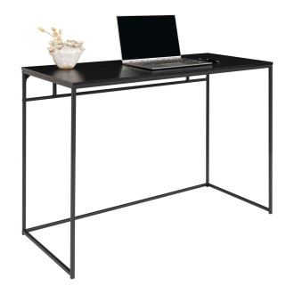 Biurko minimalistyczne Vita 100x45cm czarne House Nordic