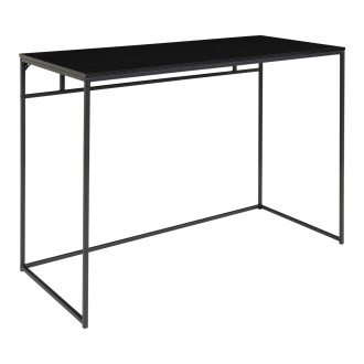 Biurko minimalistyczne Vita 100x45cm dąb / czarny House Nordic