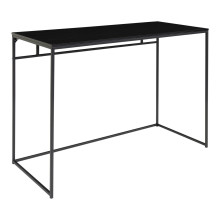 Biurko minimalistyczne Vita 100x45cm dąb / czarny House Nordic