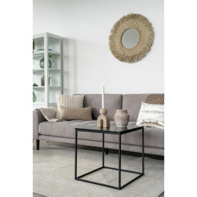 Stolik pomocniczy kwadratowy Vita 45x45cm czarny House Nordic