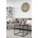 Stolik pomocniczy kwadratowy Vita 45x45cm czarny House Nordic