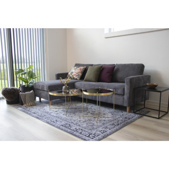 Stolik pomocniczy kwadratowy Vita 45x45cm czarny House Nordic