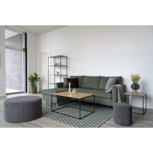 Stolik kawowy prostokątny Vita 90x60cm dąb / czarny House Nordic
