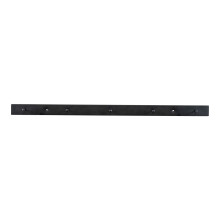Wieszak ścienny metalowy 5 haczyków Vita Slim 70cm czarny House Nordic