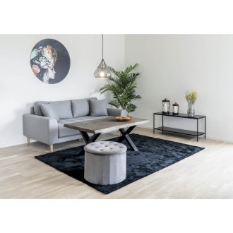 Szafka RTV z półką Vita 100x36cm czarna House Nordic