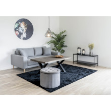 Szafka RTV z półką Vita 100x36cm czarna House Nordic